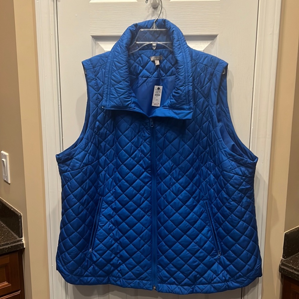 NWT Talbots Quilted Vest
